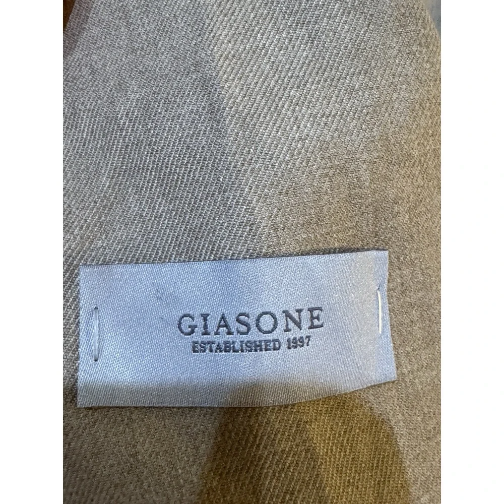 GIASONE Austin Hood Detachable Casual Blazer Jacket Camel Twill Sport Coat